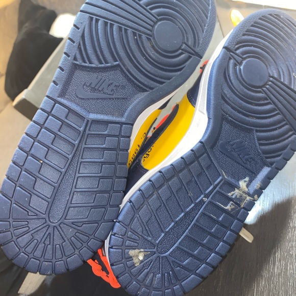 Off white x dunk low university gold size 9 - Picture 4 of 16